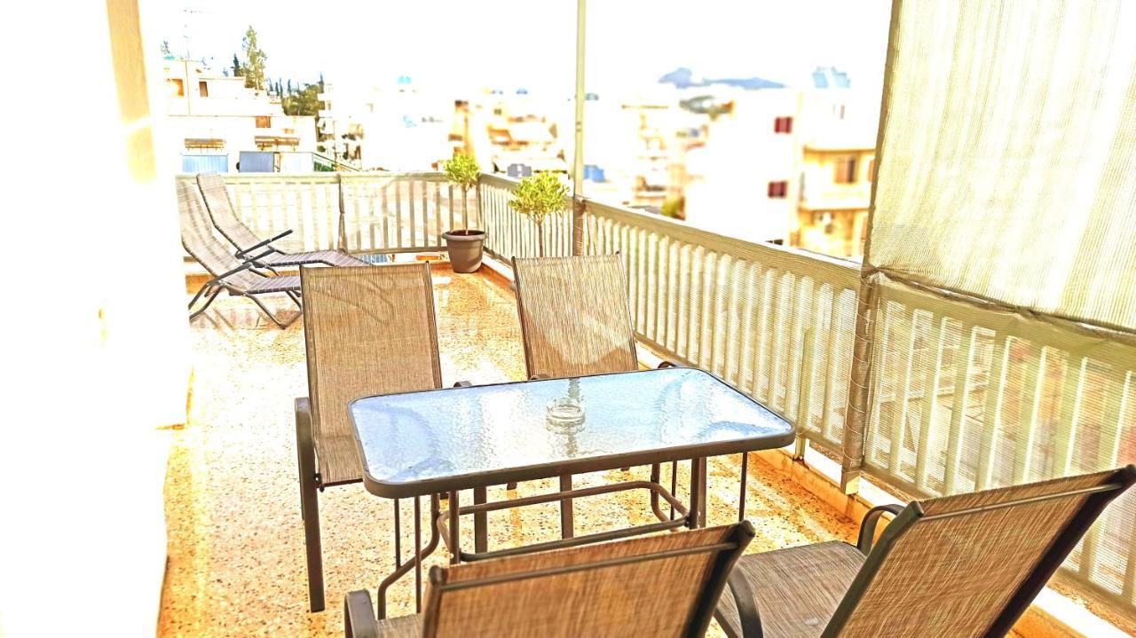 아테네 Penthouse With An Incredible View 350M From Metro Station! 아파트 외부 사진