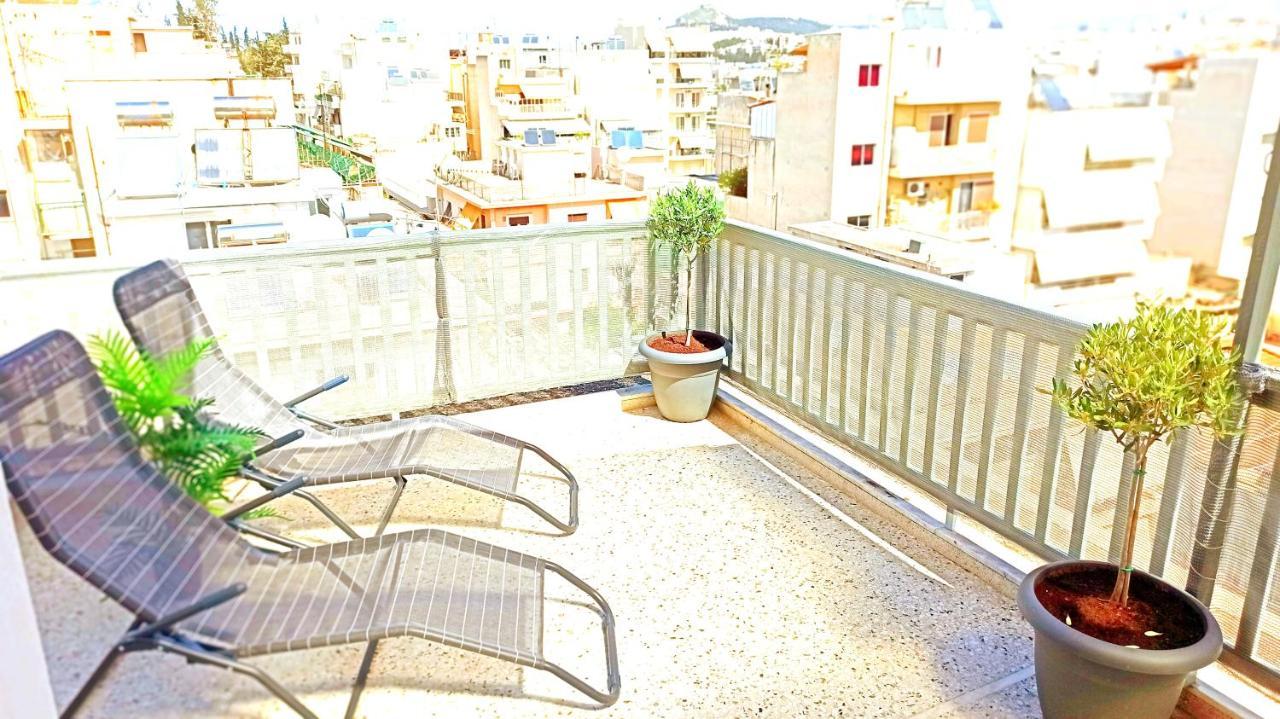아테네 Penthouse With An Incredible View 350M From Metro Station! 아파트 외부 사진